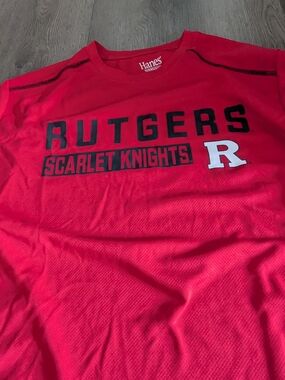 Rutgers Scarlet Knights Hanes Red Tee